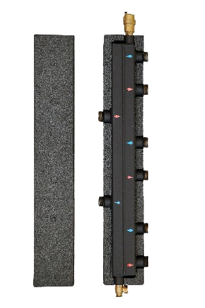 Rozdzielacz trzy obwodowy 70x70