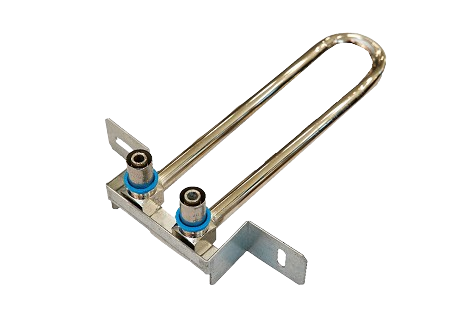 Przyłącze grzejnikowe podwójne typ. ,,Garnitur"